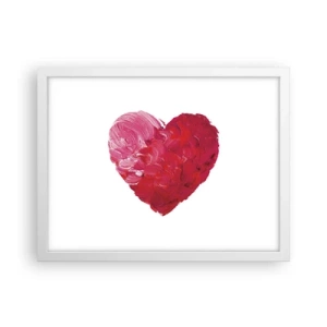 Poszter fekete keretben - All you need is love - 40x30 cm