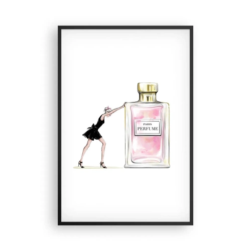 Poszter fehér keretben - A nőiesség lényege - 61x91 cm