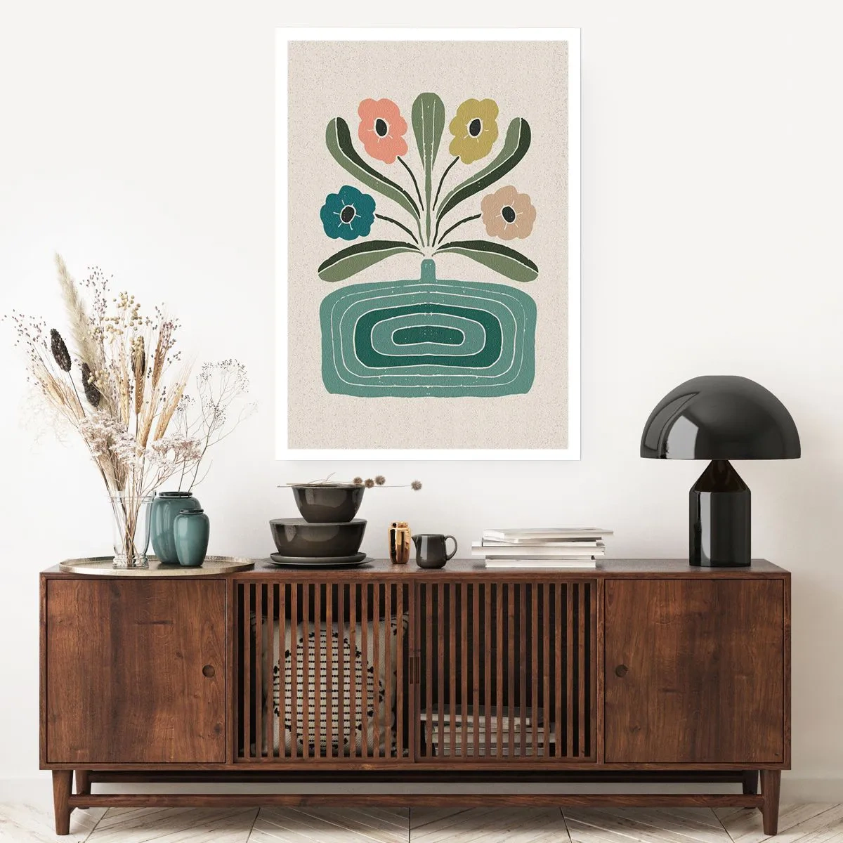 Poszter - Szimmetrikus csokor - 40x50 cm