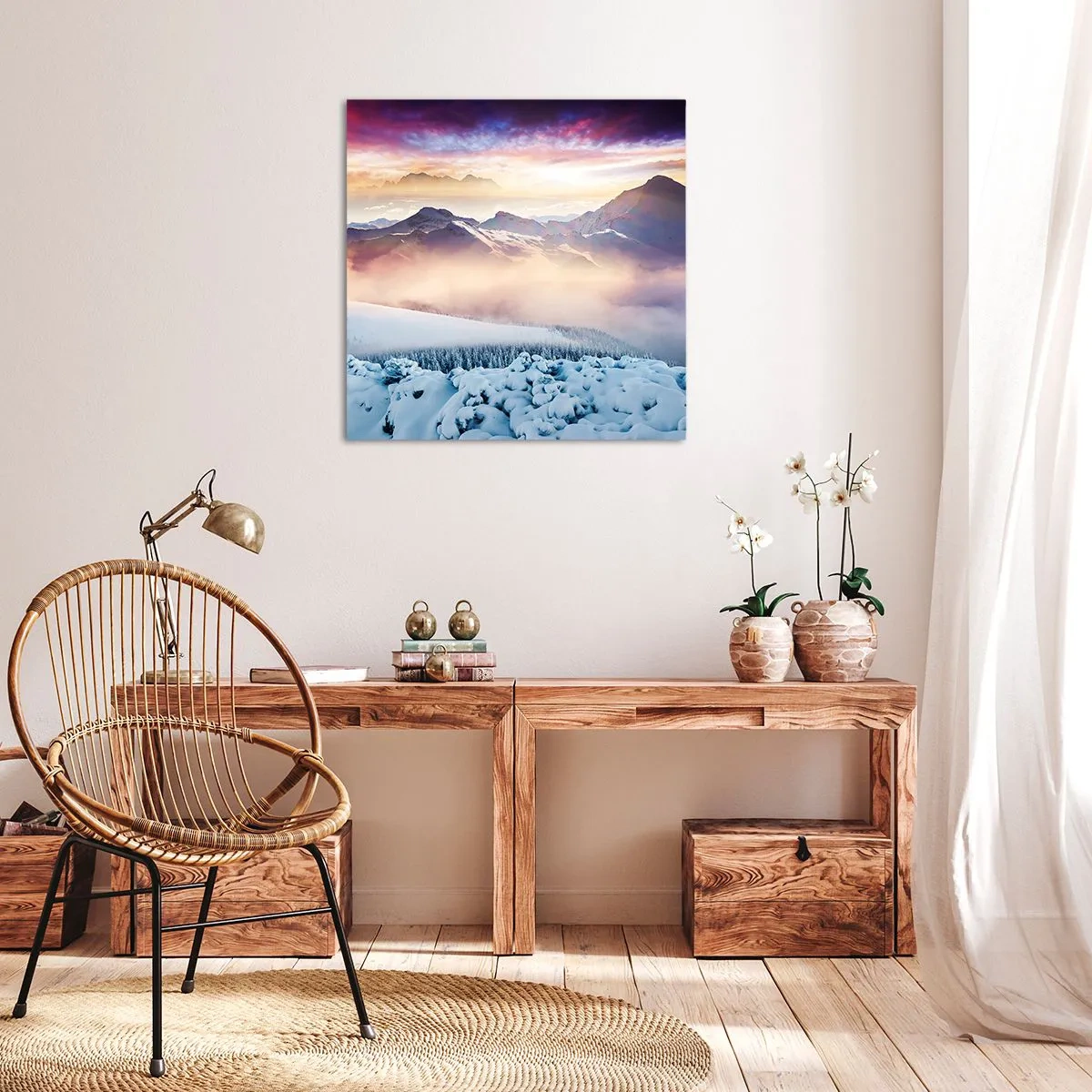 Vászonkép - A természet ereje és tisztasága - 70x70 cm