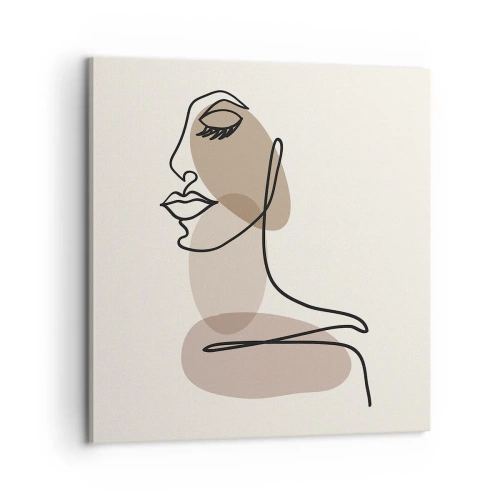 Vászonkép - Egy bizonyos szépségvonal - 60x60 cm