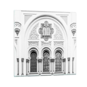 Üveg kép - A kultúrák határán - 50x50 cm