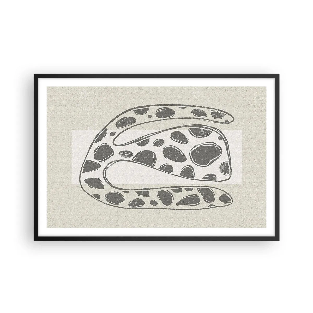 Poszter fehér keretben - Egy bizarr teremtmény - 91x61 cm