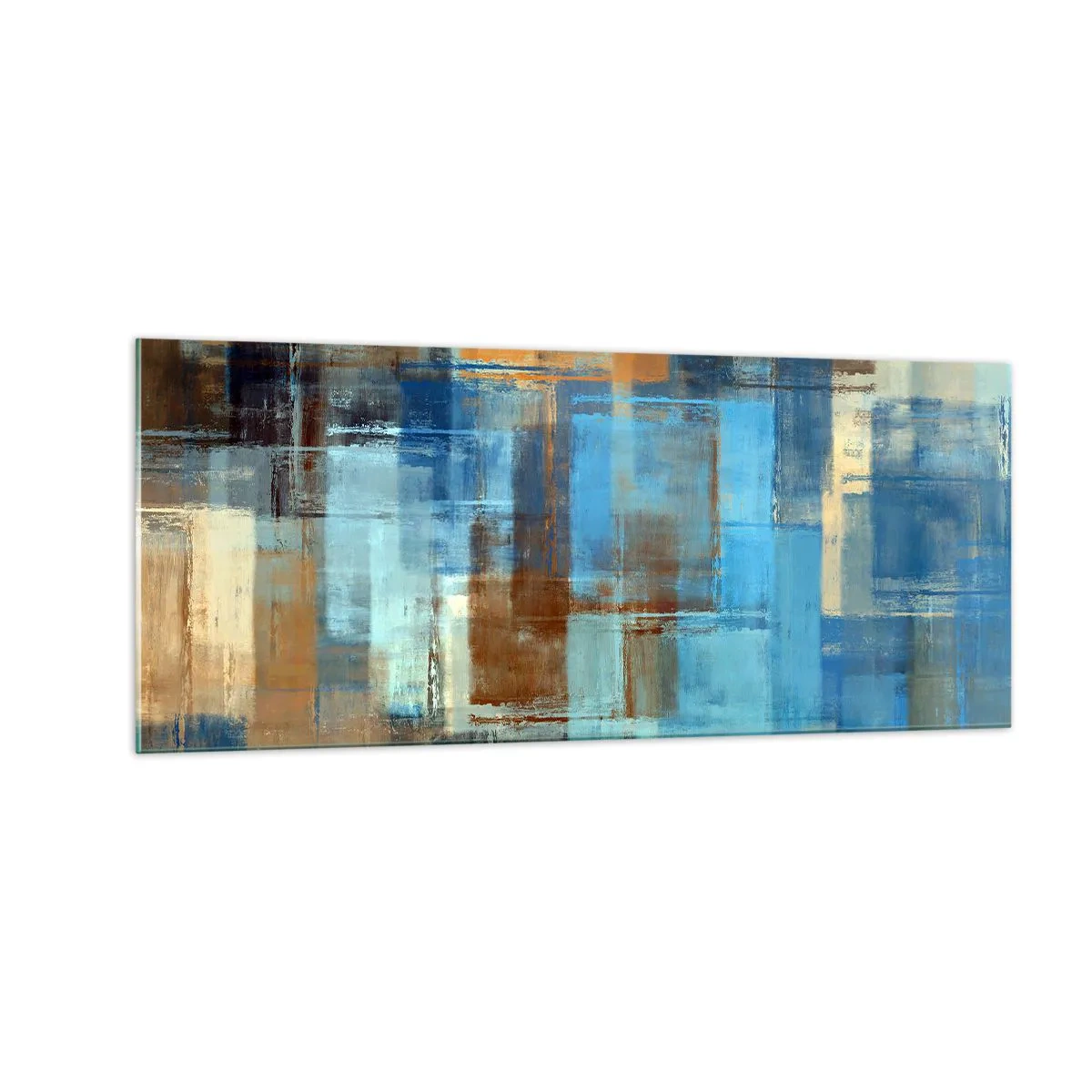 Üveg kép - A kék fátyolon keresztül - 100x40 cm
