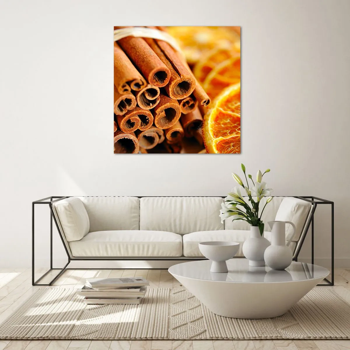 Üveg kép - Érzed az aromát? - 40x40 cm