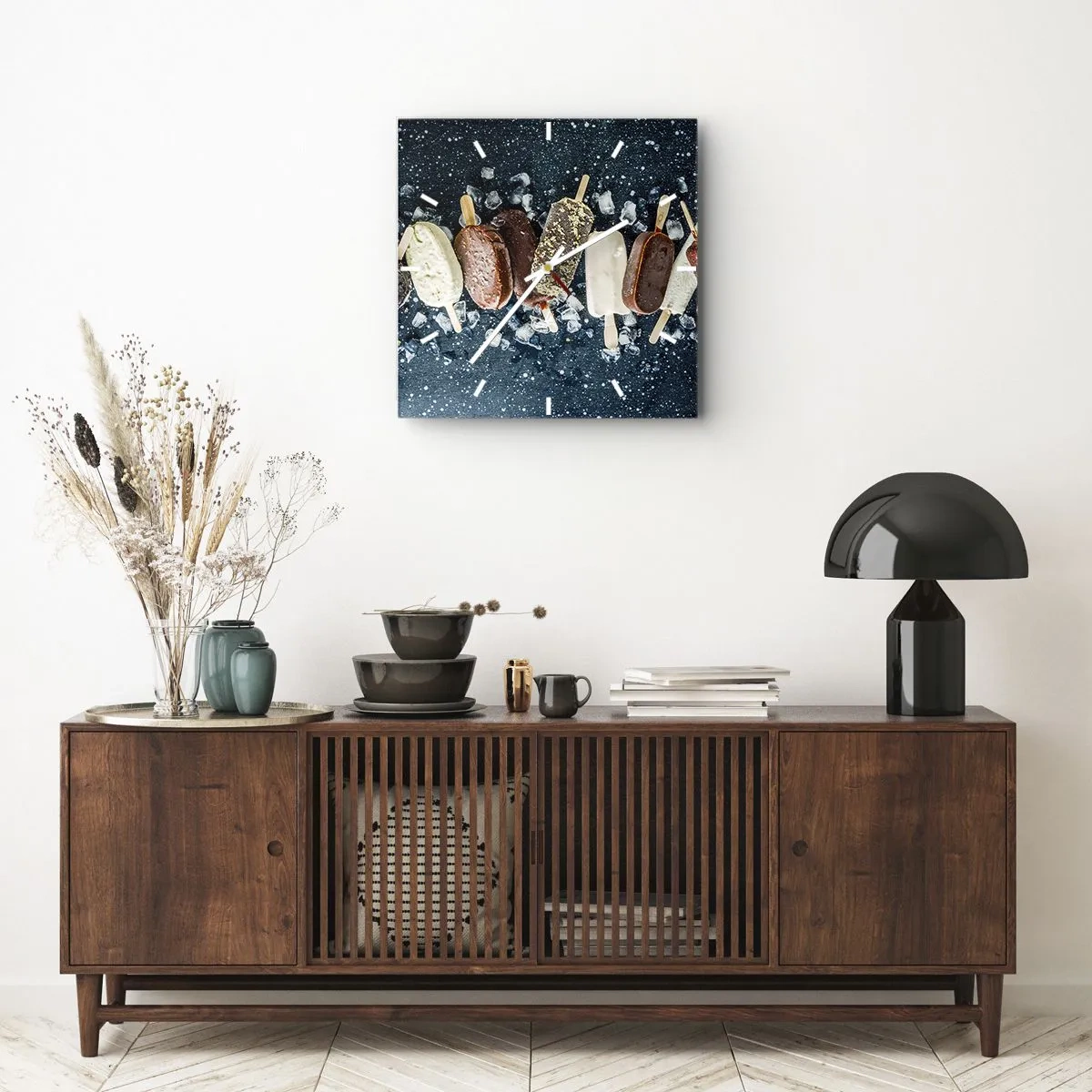 Falióra, Óra - A forró nyár íze - 30x30 cm