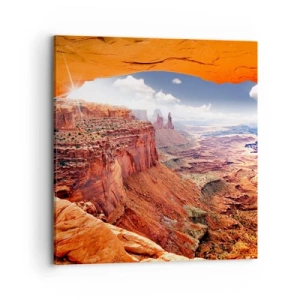 Vászonkép - Maga a természet faragta - 70x70 cm