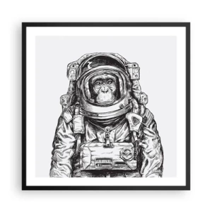 Poszter fehér keretben - Alternatív evolúció - 60x60 cm