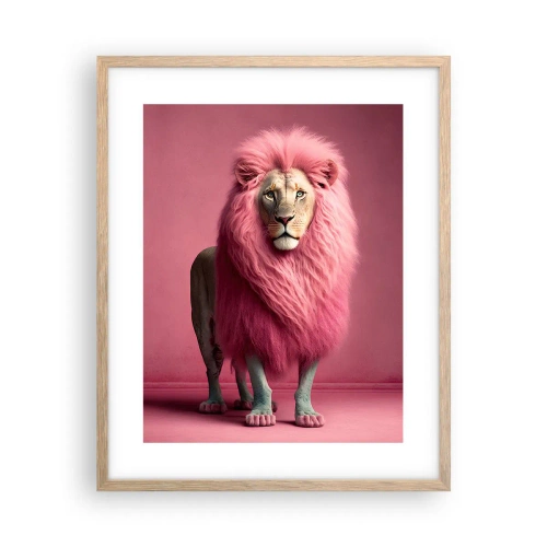 Poszter világos tölgy keretben - És már nem félsz - 40x50 cm