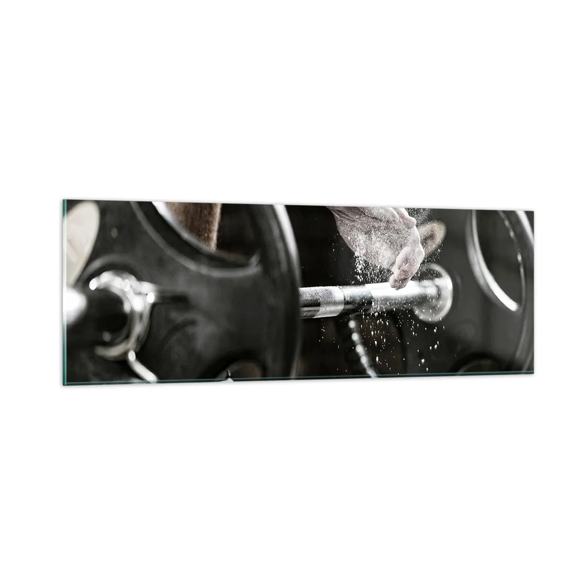 Üveg kép - Kihívás elfogadva! - 90x30 cm