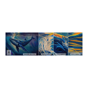 Fotótapéta Minta Standard Eco - Üdvözöllek a világomban - Bálna, óceán, viz alatti - 100x30 cm
