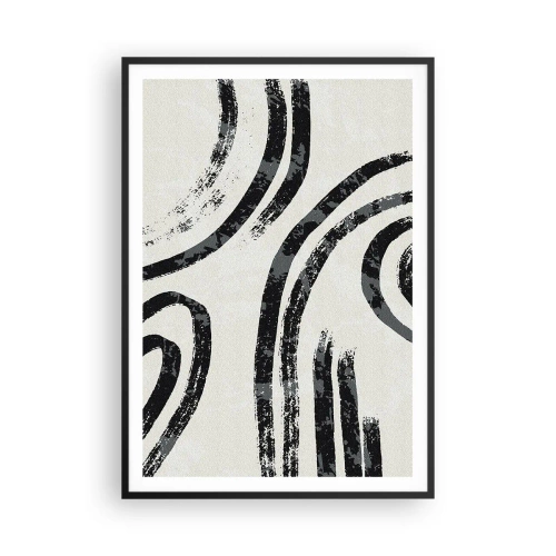 Poszter fehér keretben - Félig megállt - 70x100 cm