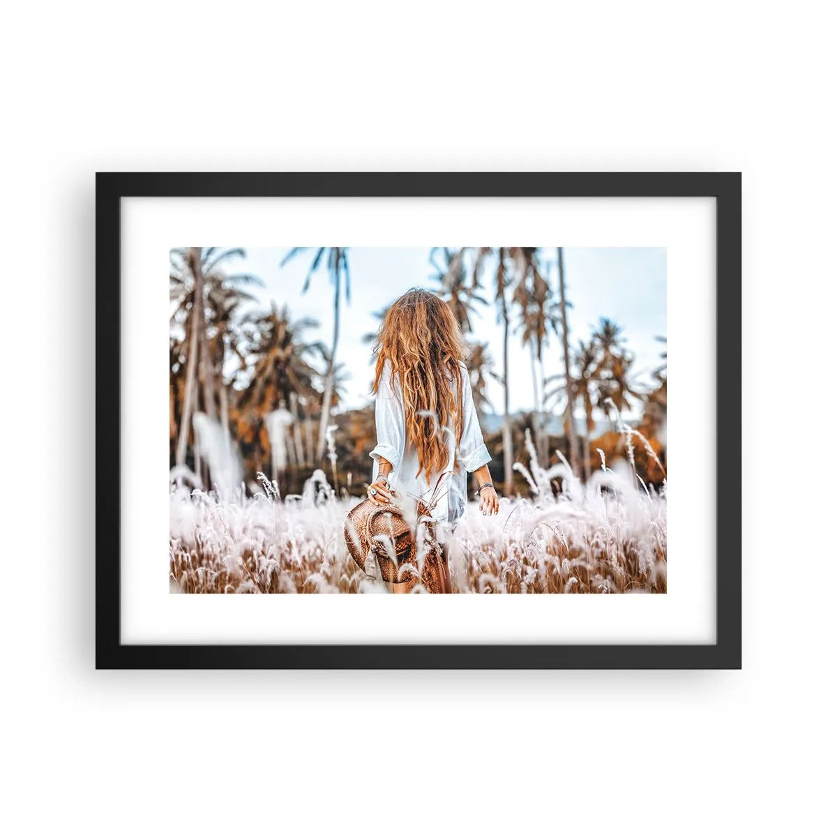 Poszter fehér keretben - Fűbolyhból született - 40x30 cm