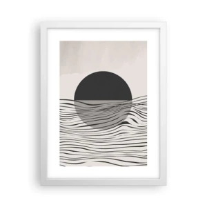 Poszter fekete keretben - A feles kompozíciója - 30x40 cm