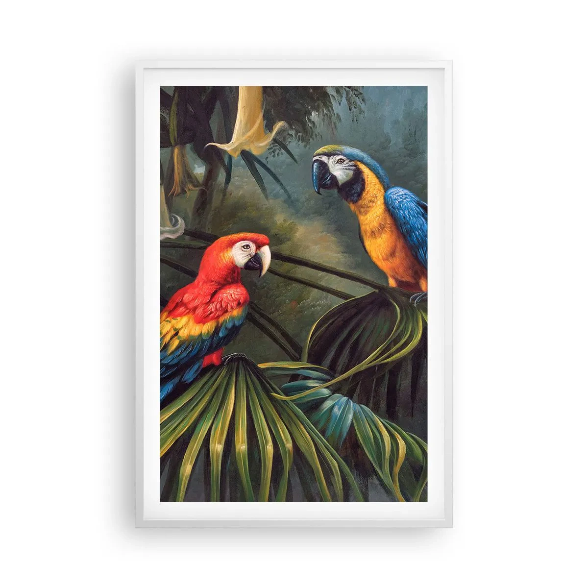 Poszter fekete keretben - Romantika a trópusokon - 61x91 cm