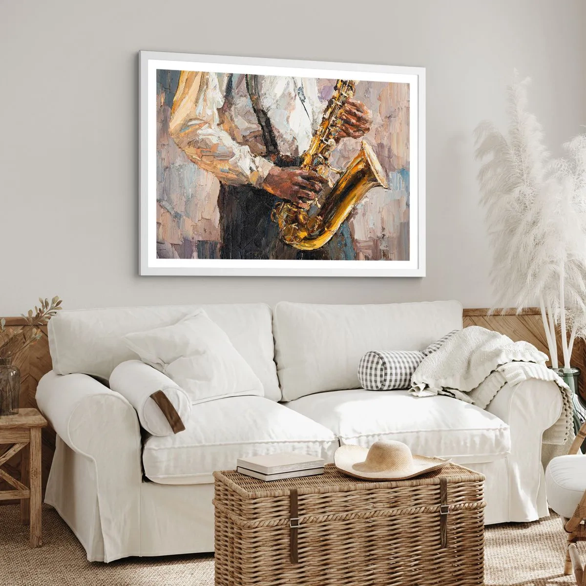 Poszter fekete keretben - Itt az idő egy szólóra - 50x40 cm