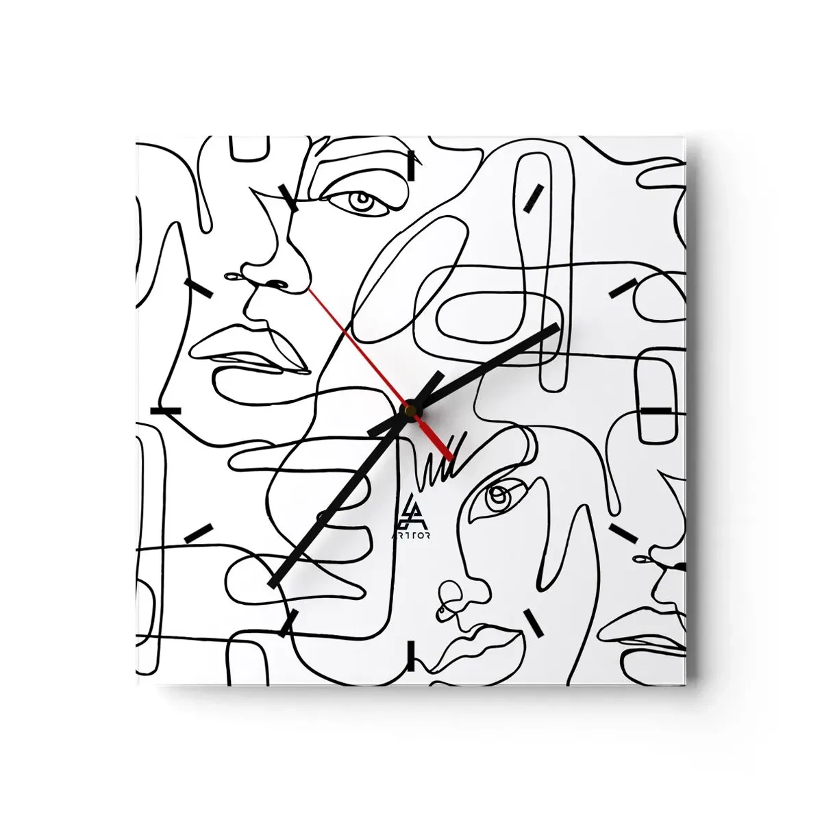 Falióra, Óra - Összegabalyodott érzelmekben - 30x30 cm