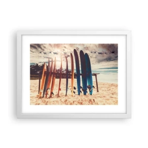 Poszter fekete keretben - Jó éjszakát, holnapig - 40x30 cm