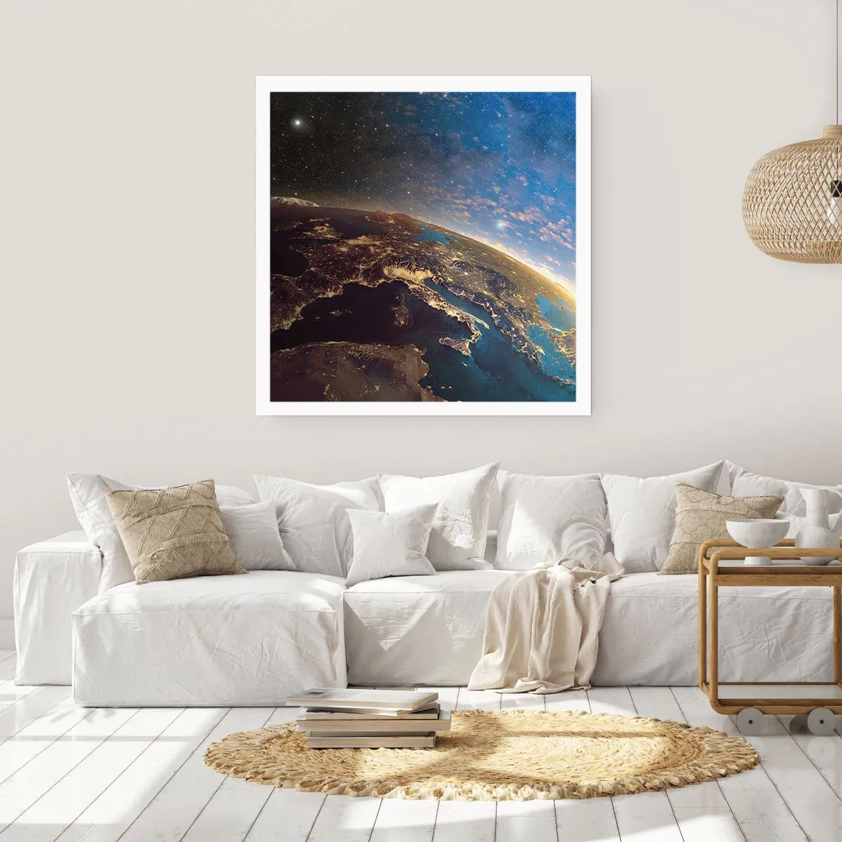 Poszter - Tekintsünk magunkra távolról - 40x40 cm