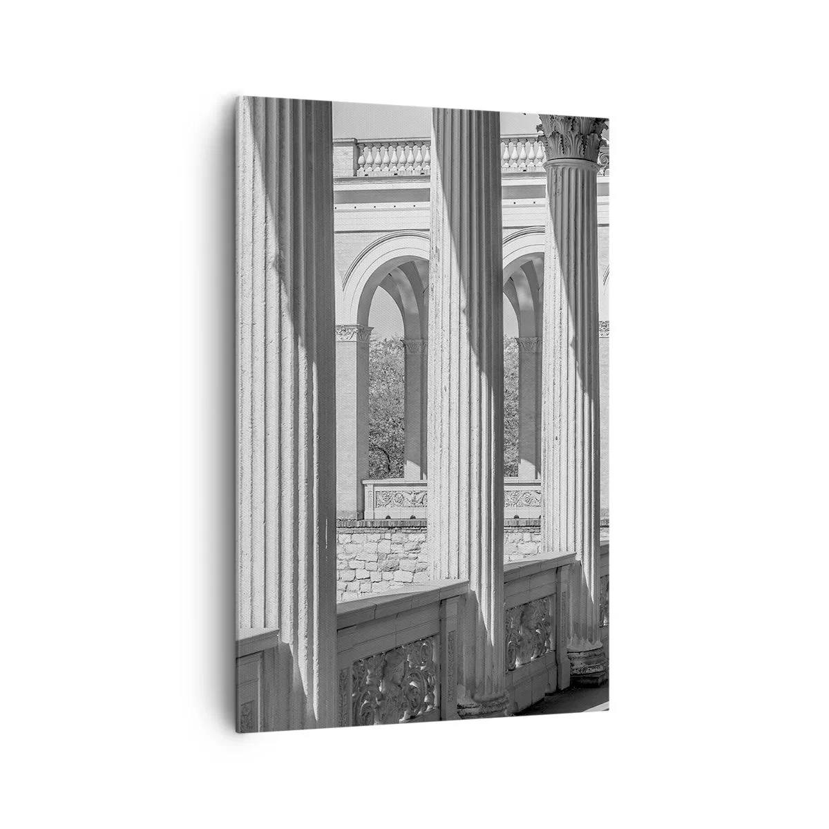 Vászonkép - Napsütötte árkádsor - 80x120 cm