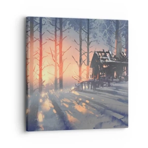 Vászonkép - Ide csak a nap néz be - 30x30 cm
