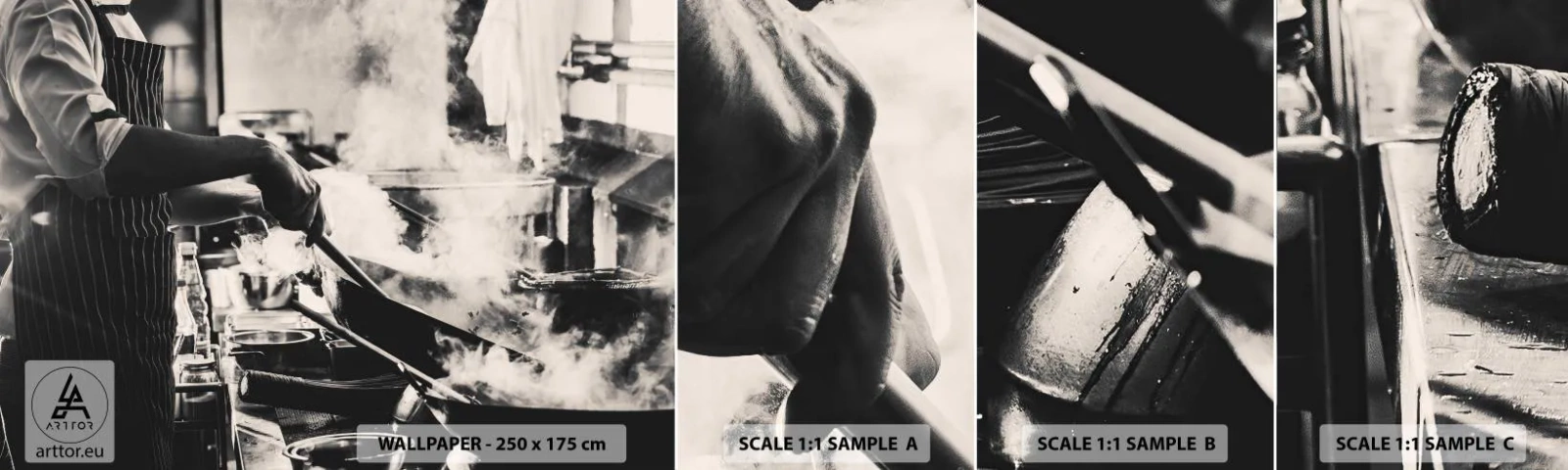 Fotótapéta Minta Standard Eco - Az ízek alkímiája - Konyha, Gasztronómia, Étterem - 100x30 cm