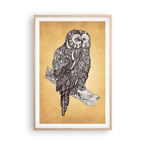 Poszter világos tölgy keretben - A bölcsesség bonyolult díszei - 61x91 cm