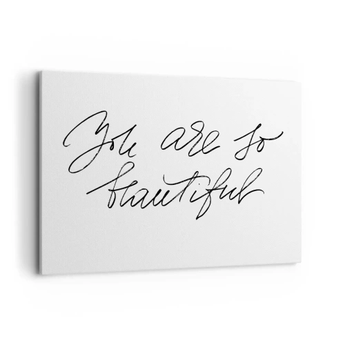 Vászonkép - Tényleg, hidd el... - 120x80 cm