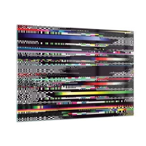 Üveg kép - A valóság kontrollképe - 100x70 cm