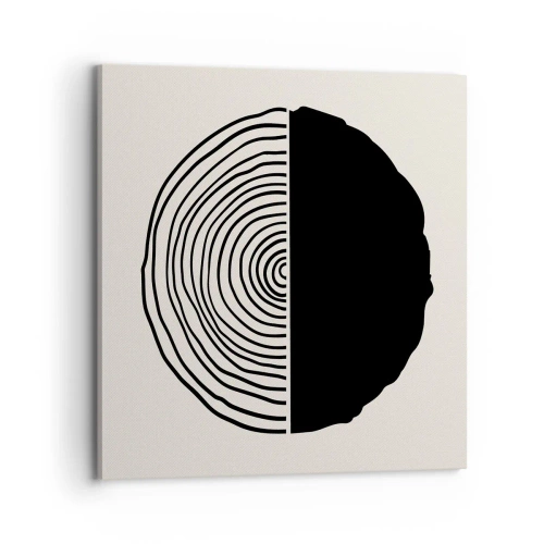 Vászonkép - Fele fele - 70x70 cm