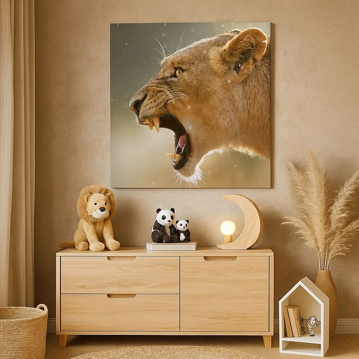 Vászonkép - Próbálj meg nem hallgatni - 30x30 cm