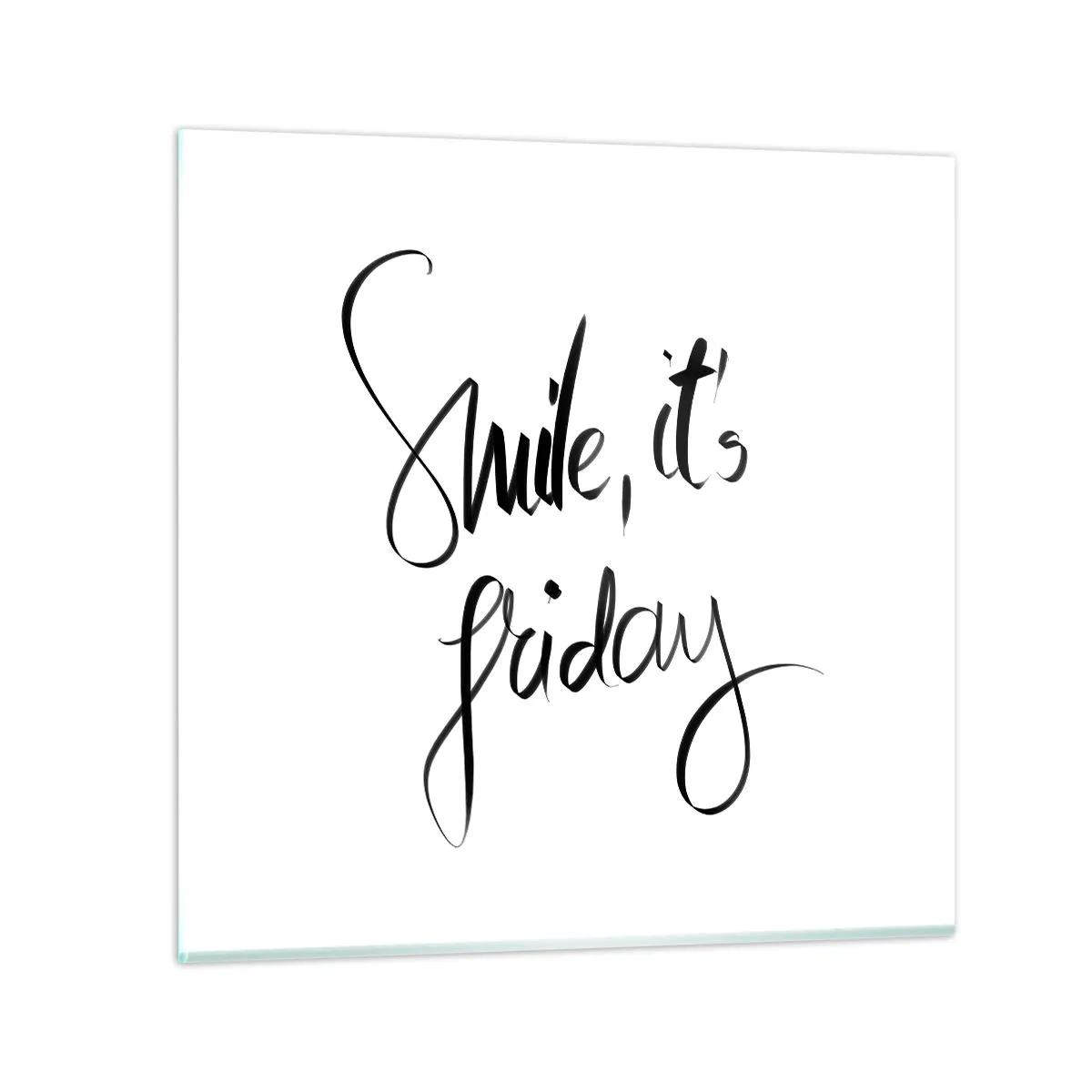 Üveg kép - Igazi öröm - 40x40 cm