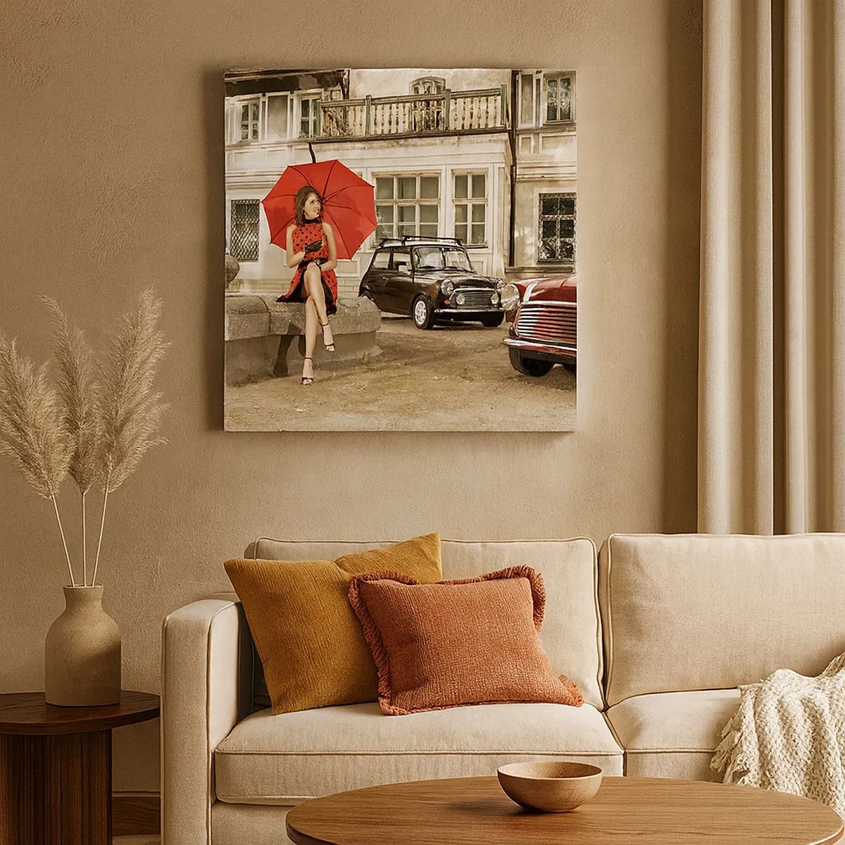 Vászonkép - Szentimentális mini utazás - 30x30 cm