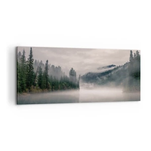 Vászonkép - Ábrándosan, ködben - 100x40 cm