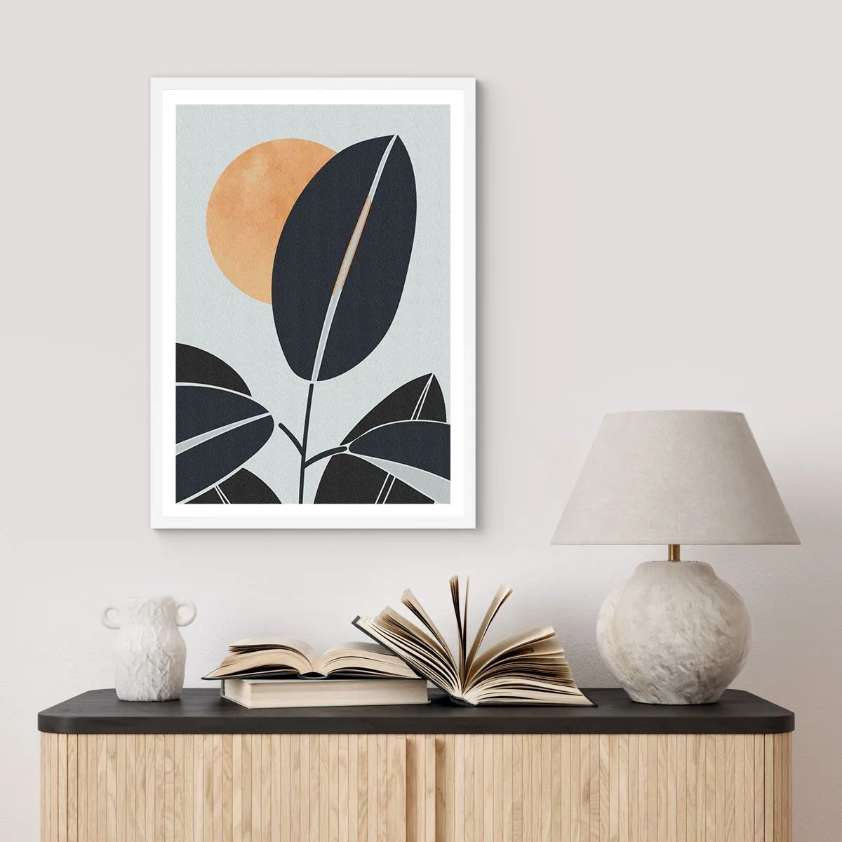 Poszter fekete keretben - Egy forró nyári nap - 40x50 cm