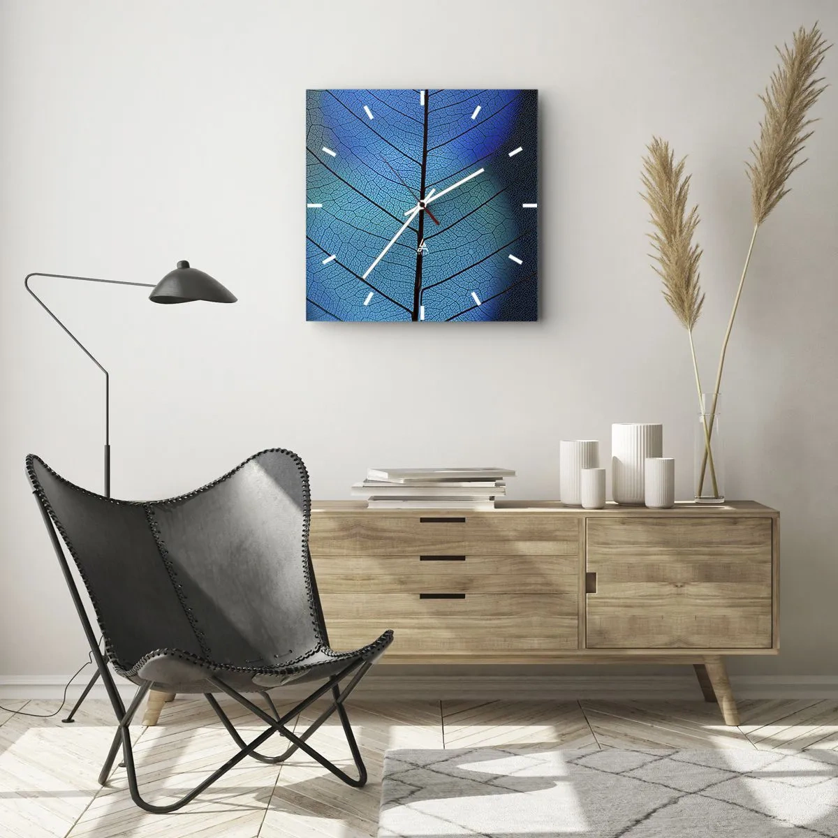 Falióra, Óra - Bonyolult konstrukció - 40x40 cm