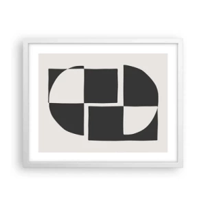 Poszter fekete keretben - Antitézis – szintézis - 50x40 cm