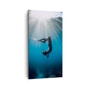 Vászonkép - Víz alatti tánc - 55x100 cm