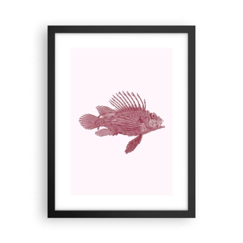 Poszter fehér keretben - Egzotikus vizek lakója - 30x40 cm