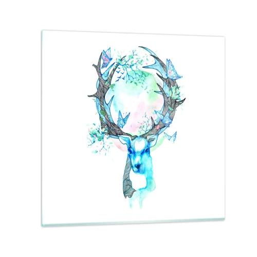 Üveg kép - A természet ereje és gyengédsége - 40x40 cm