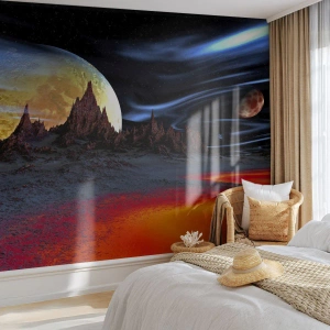 Fotótapéta Premium Canvas - Ismeretlen világ - Absztrakció, Világegyetem, 3D - 150x105 cm