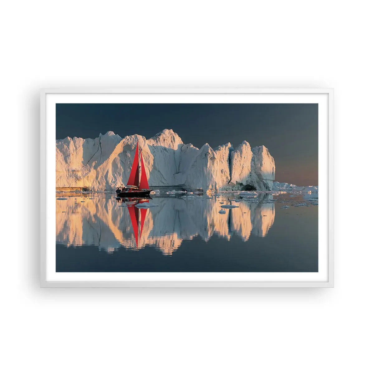 Poszter fekete keretben - A világ peremén - 91x61 cm