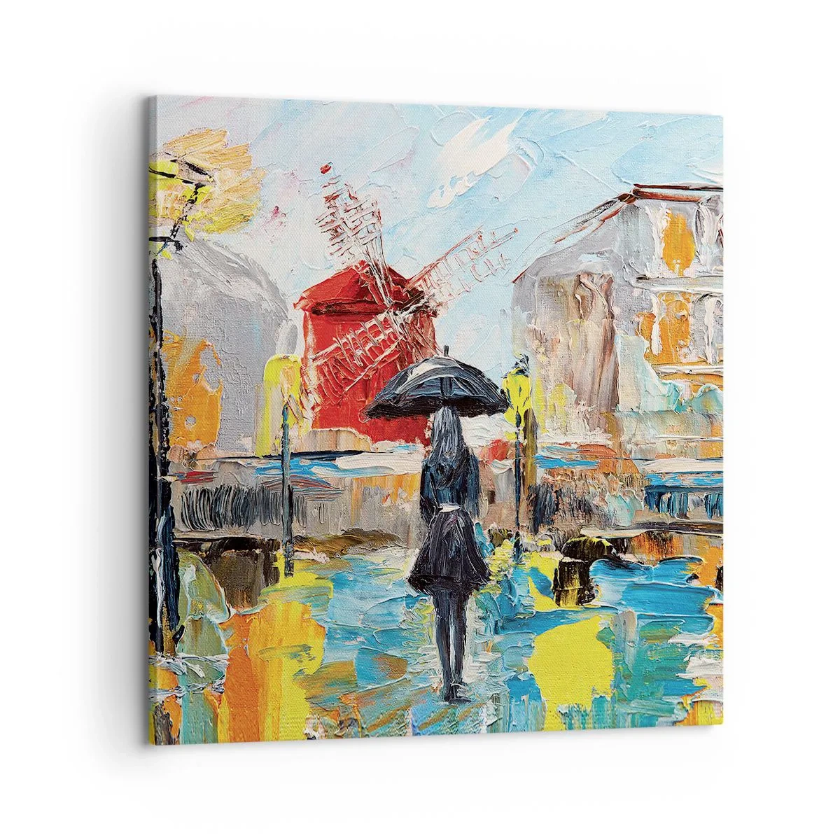 Vászonkép - Párizsi legendák - 60x60 cm