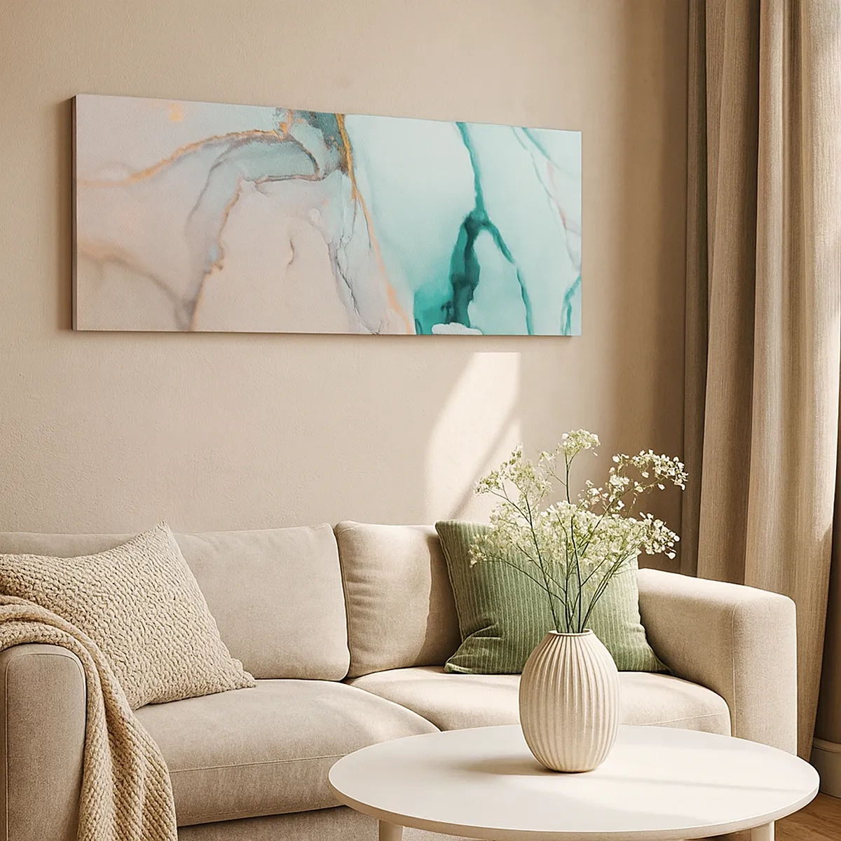 Vászonkép - Formák és színek tánca - 30x30 cm