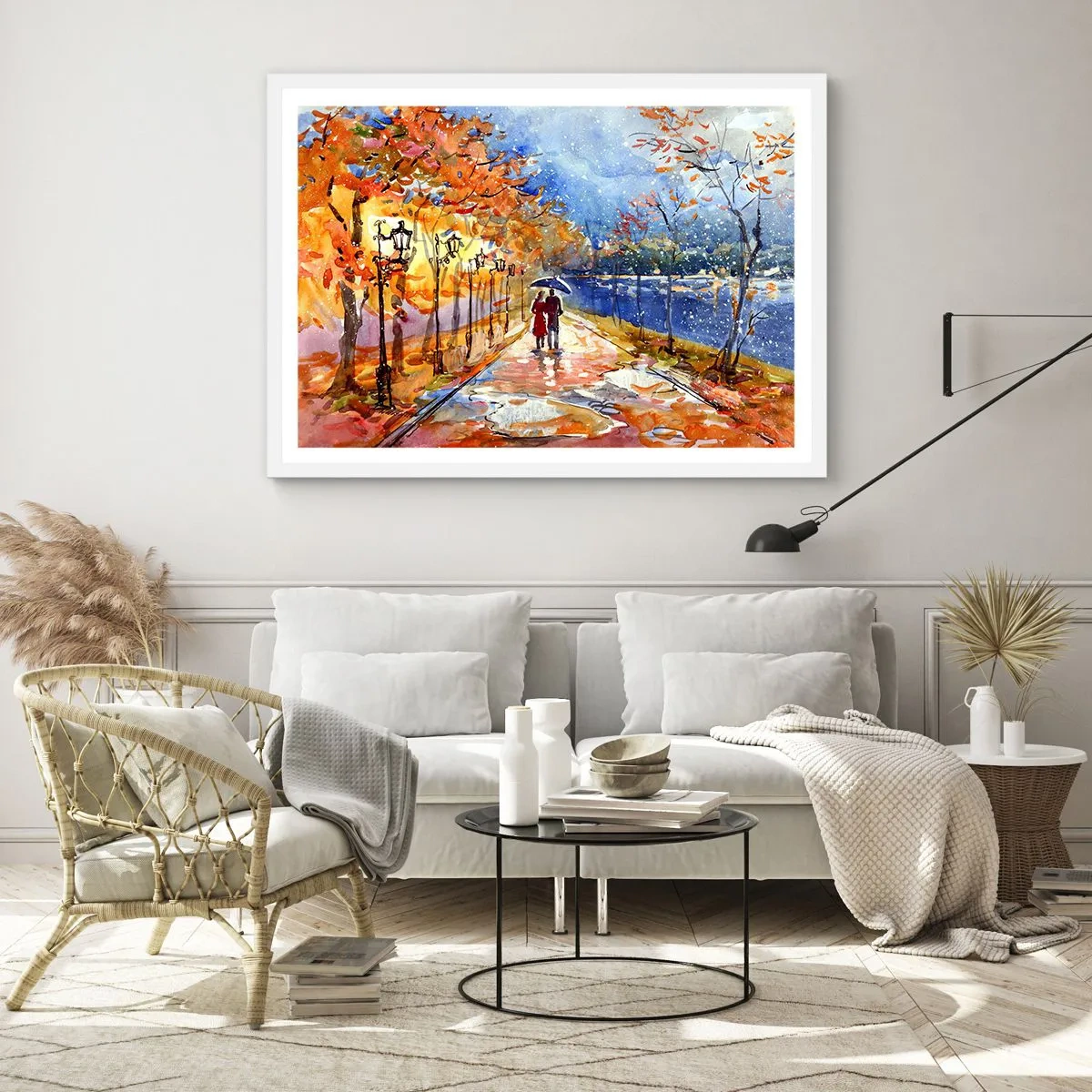 Poszter fekete keretben - Együtt az idő határáig - 40x30 cm