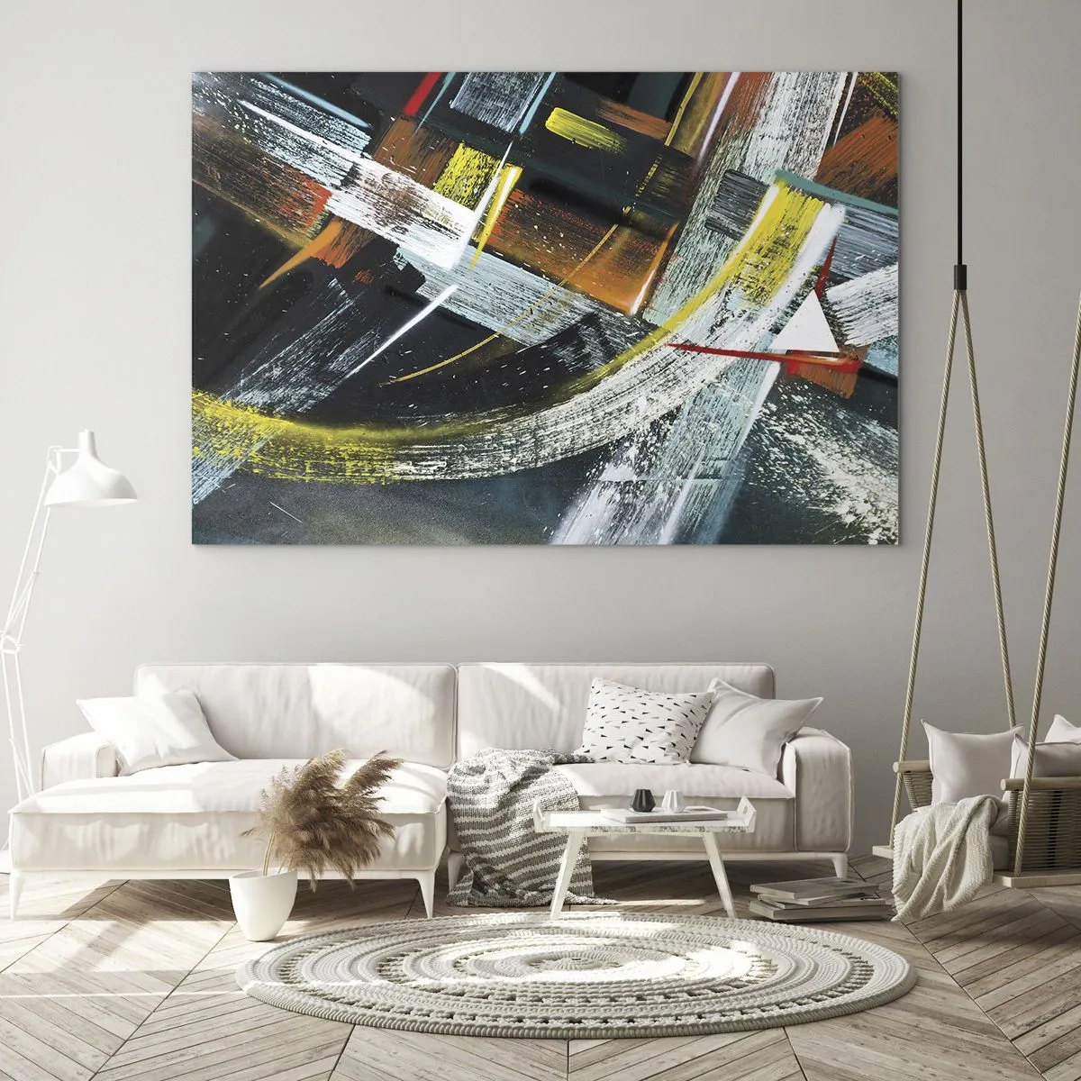 Üveg kép - A mozgás energiája - 100x70 cm