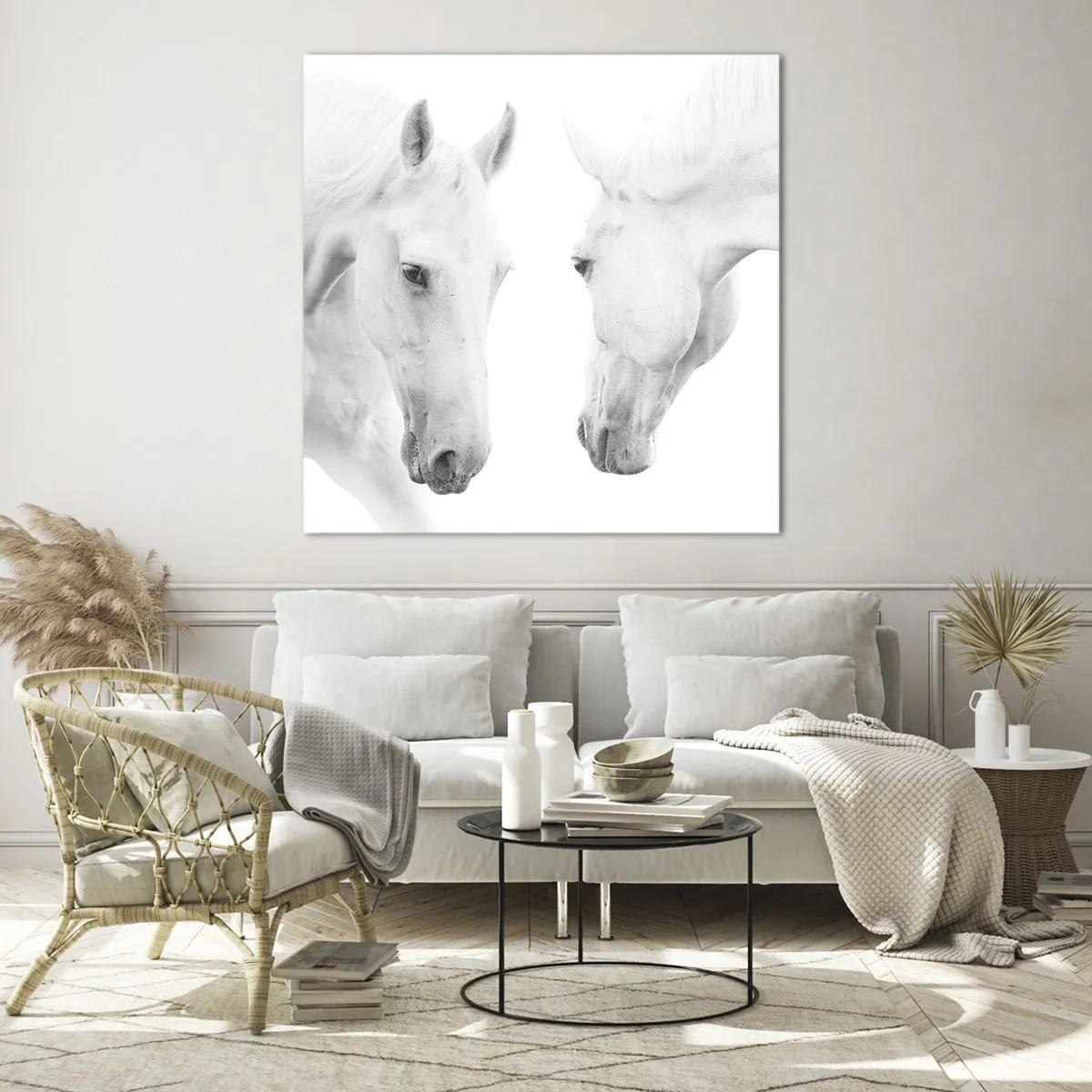 Üveg kép - Ez a barátság...? - 70x70 cm