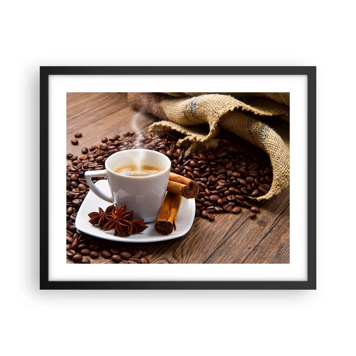 Poszter fehér keretben - Fűszeres íz és illat - 50x40 cm