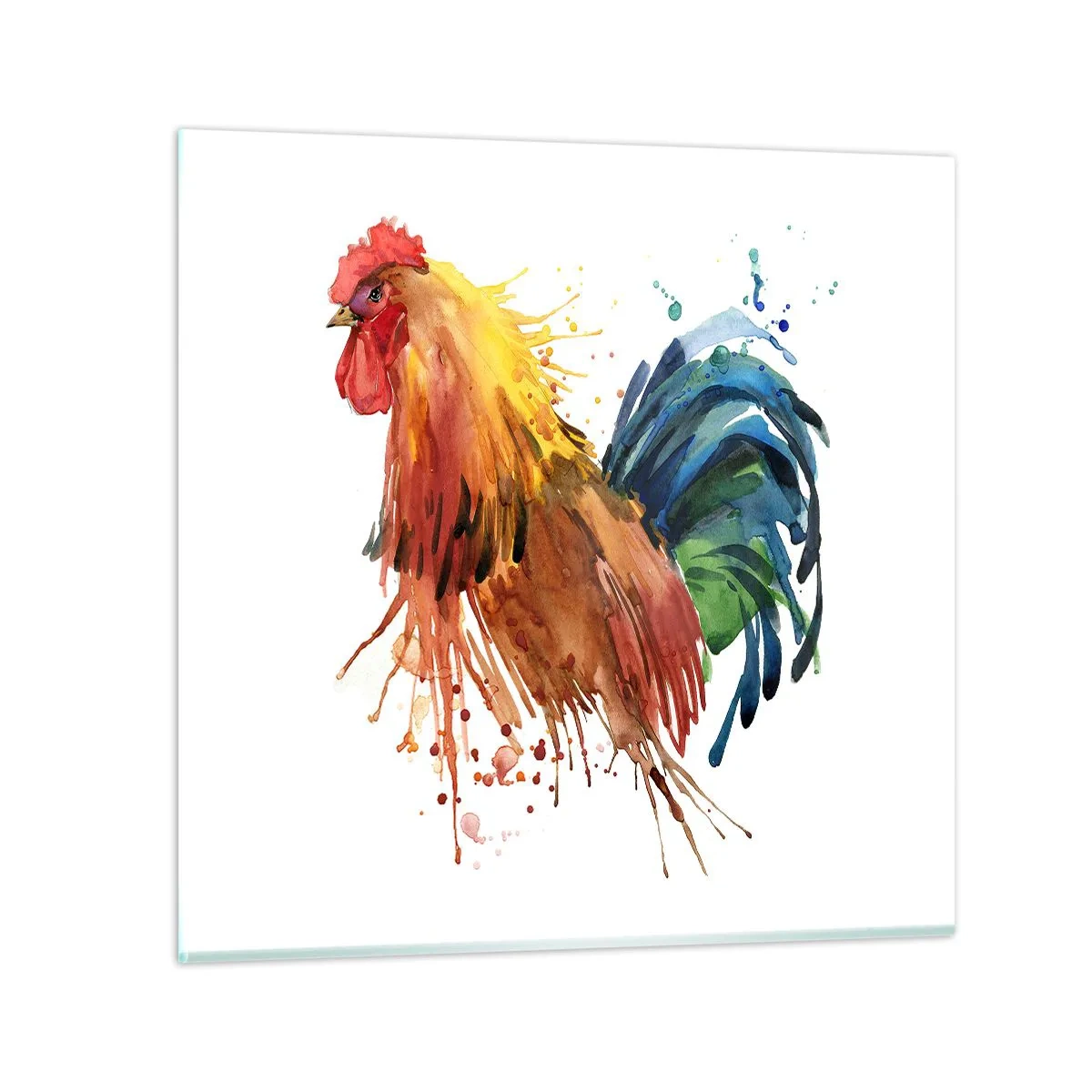 Üveg kép - Királyi ruha, királyi büszkeség - 30x30 cm