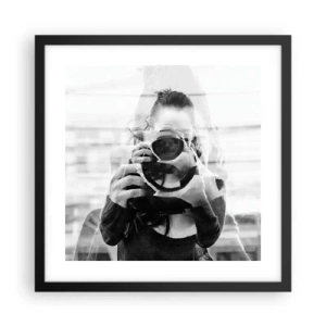 Poszter fehér keretben - Alkotó meg ez eszköze - 40x40 cm